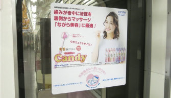 东京都营三田线地铁广告