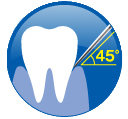 残留在牙槽深处的污垢是导致牙周炎的一个主要原因，超级细毛可以有效的清除牙槽深处的污垢。