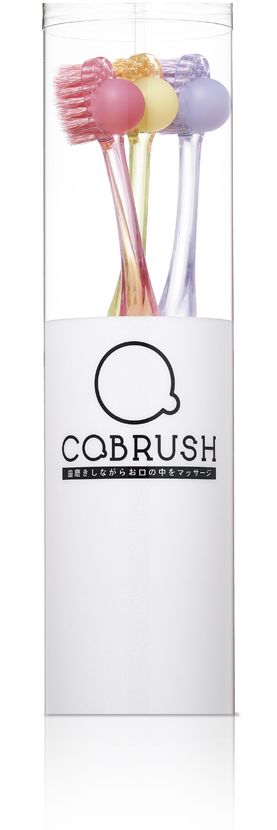 美容歯ブラシとして洗練されたパッケージの「COBRUSH」